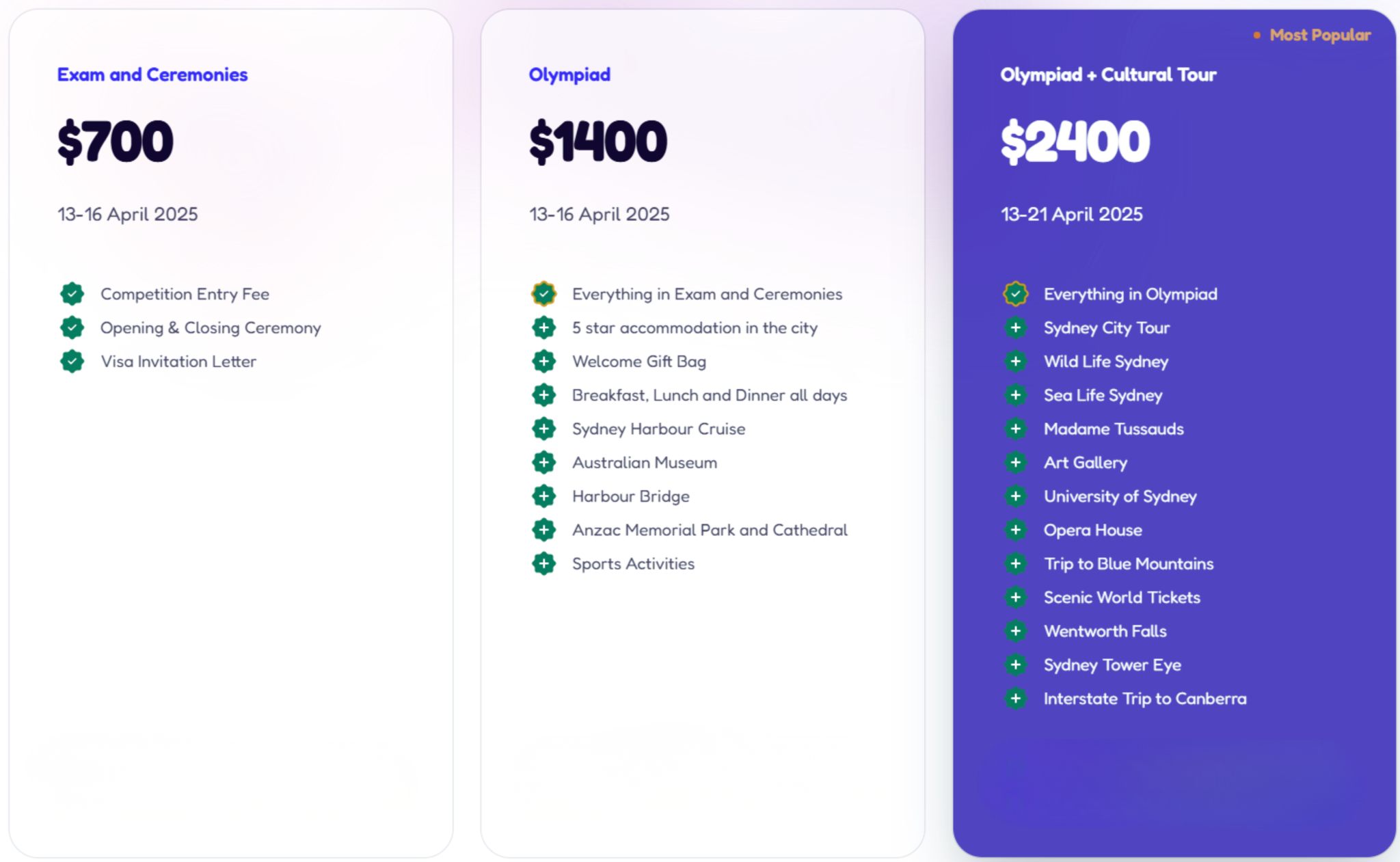 AIS Students Tour to Australia Nextgen Olympaid