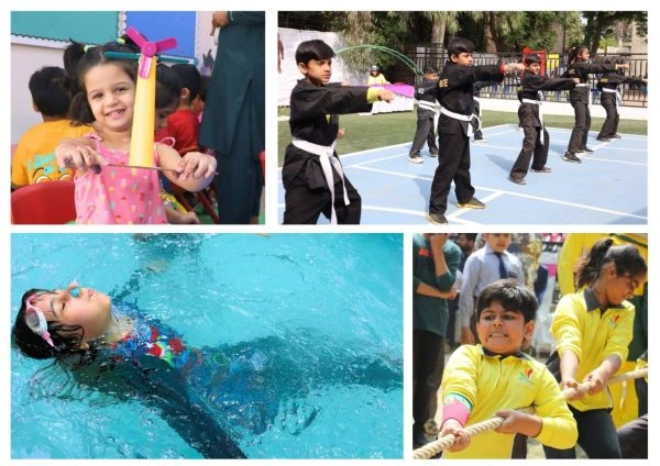 Students at PE Trainings